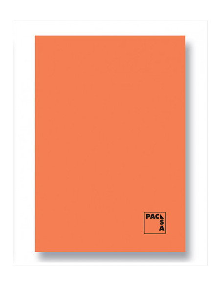 LIBRETA GOFRADA TAPA CARTULINA 70 GRS. A-4 48 HOJAS 3X3 CON MARGEN SURTIDO PACSA 20330