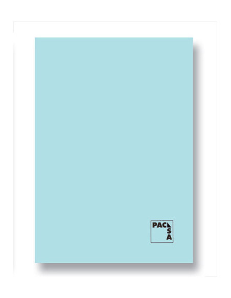 LIBRETA GOFRADA TAPA CARTULINA 70 GRS. A-4 48 HOJAS C.46 CON MARGEN SURTIDO PACSA 20335
