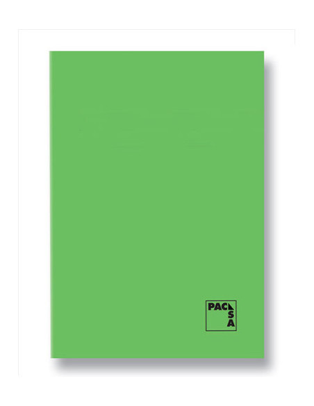 LIBRETA GOFRADA TAPA CARTULINA 70 GRS. A-5+ 48 HOJAS 3X3 CON MARGEN SURTIDO PACSA 20337