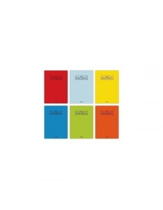 LIBRETA GRAPADA GOFRADA A4 48 HOJAS 90GR. 4X4 COLORES SURTIDOS PAPYRUS 88420599