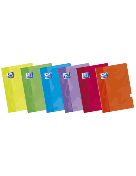 LIBRETA GRAPADA TAPA BLANDA A4 48 HOJAS 4X4 COLORES SURTIDOS OXFORD 100101228