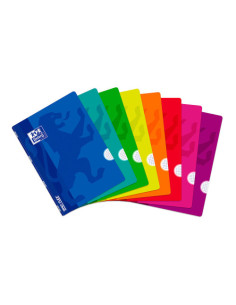 LIBRETA GRAPADA TAPA PLÁSTICO A4 48 HOJAS 4X4 COLORES SURTIDOS OPENFLEX OXFORD 400026393