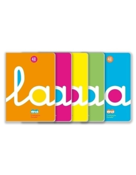 LIBRETA LAMELA FORMATO A4 RAYADO 4 MM - 50 HOJAS POLIPROPILENO 90 GRS. LAMELA 06A4P04
