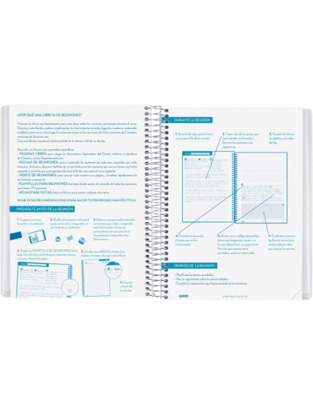 LIBRETA REUNIONES DOCENTE 1/4 ESPAÑOL (ATEMPORAL) FINOCAM 5340800