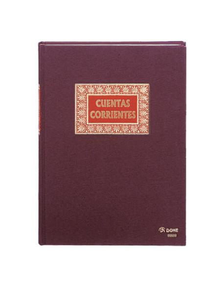 LIBRO DE CONTABILIDAD CUENTAS CORRIENTES FOLIO NATURAL 100 HOJAS NUMERADAS DOHE 09908 LIBRO DE CONTABILIDAD CUENTAS CORRIENTES FOLIO NATURAL 100 HOJAS NUMERADAS DOHE 09908