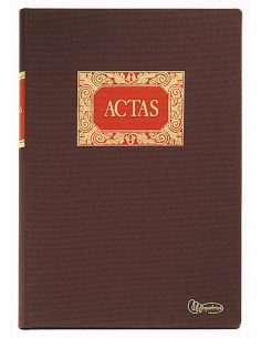 LIBRO FOLIO NATURAL 100HOJAS ACTAS MIQUELRIUS 4013.