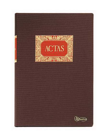 LIBRO FOLIO NATURAL 100HOJAS ACTAS MIQUELRIUS 4013.