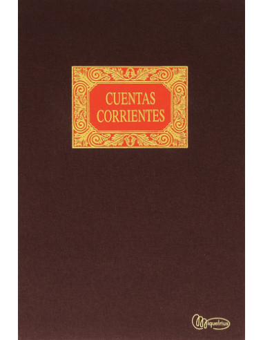 LIBRO FOLIO NATURAL 100HOJAS CUENTAS CORRIENTES MIQUELRIUS 4022