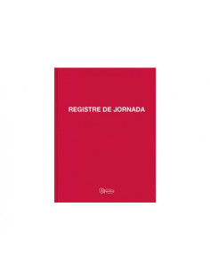 LIBRO REGISTRO HORARIO LABORAL A4 40HOJAS CATALAN MIQUELRIUS 5390.