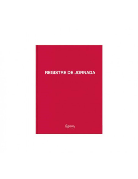 LIBRO REGISTRO HORARIO LABORAL A4 40HOJAS CATALAN MIQUELRIUS 5390.