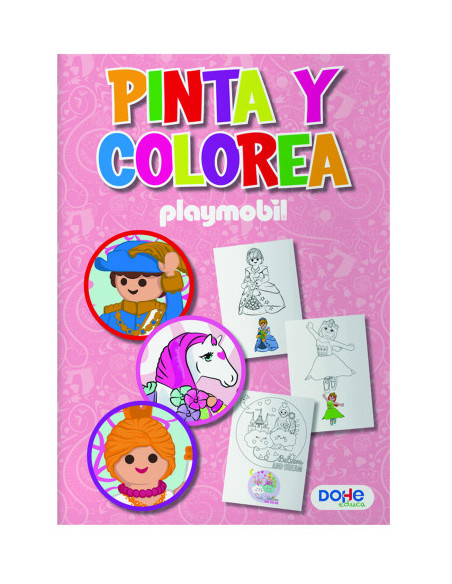 LIBROS DE COLOREAR A4 - PLAYMOBIL - MODELO PRINCESS DOHE 51736