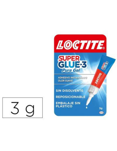 LOCTITE SUPERGLUE-3 GEL REPOSICIONABLE BL 3 GR LOCTITE 2943113