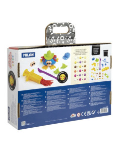 MALETÍN 4 BOTES PASTA BLANDA SOFT DOUGH DE 116GR + HERRAMIENTAS "CARAS DIVERTIDAS" MILAN 913304HF 2