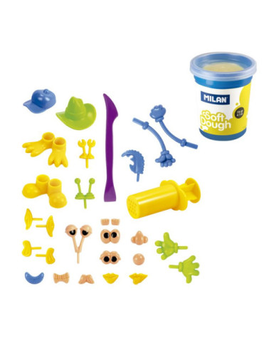 MALETÍN 4 BOTES PASTA BLANDA SOFT DOUGH DE...