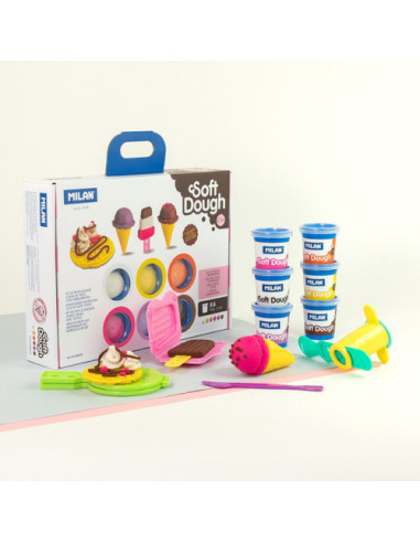 MALETÍN 6 BOTES PASTA BLANDA SOFT DOUGH DE 59GR...