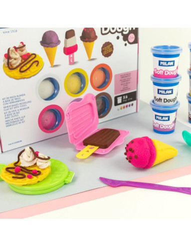 MALETÍN 6 BOTES PASTA BLANDA SOFT DOUGH DE 59GR...