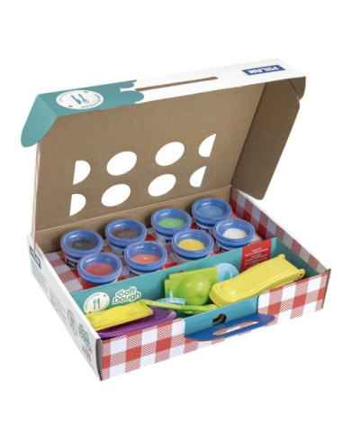 MALETÍN 8 BOTES PASTA BLANDA SOFT DOUGH DE 59GR...