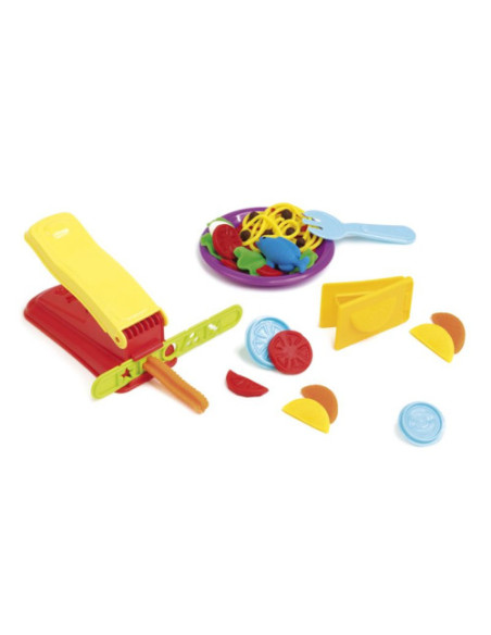 MALETÍN 8 BOTES PASTA BLANDA SOFT DOUGH DE 59GR + HERRAMIENTAS "HORA DE COCINA" MILAN 913308CT