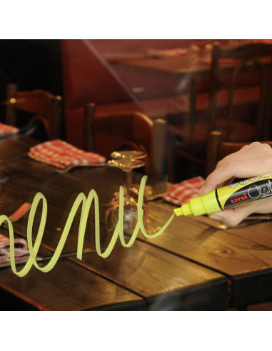 MARCADOR CHALK PWE-8K PIZARRA VERDE 8MM. ROJO...