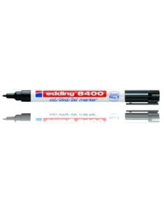 MARCADOR ESPECIAL PARA CD PUNTA REDONDA 1MM 8400 NEGRO EDDING 8400-01