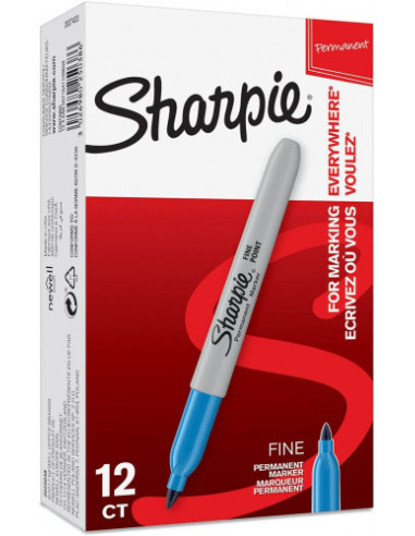 MARCADOR FINE AZUL BRILLANTE SHARPIE 2025038