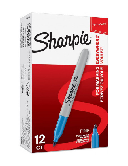 MARCADOR FINE AZUL BRILLANTE SHARPIE 2025038