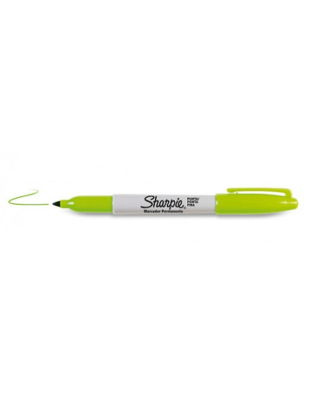 MARCADOR FINE VERDE LIMA SHARPIE 2025037