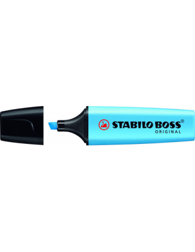 MARCADOR FLUORESCENTE BOSS ORIGINAL TRAZO 2/5MM. AZUL STABILO 70/31