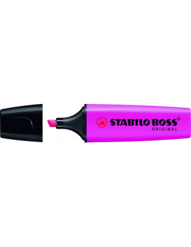 MARCADOR FLUORESCENTE BOSS ORIGINAL TRAZO 2/5MM. MAGENTA STABILO 70/58