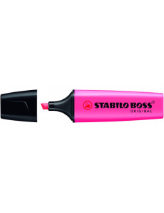 MARCADOR FLUORESCENTE BOSS ORIGINAL TRAZO 2/5MM. ROSA STABILO 70/56