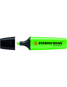 MARCADOR FLUORESCENTE BOSS ORIGINAL TRAZO 2/5MM. VERDE STABILO 70/33