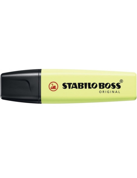 MARCADOR FLUORESCENTE BOSS PASTEL CHISPA DE LIMA STABILO 70/133