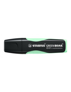 MARCADOR FLUORESCENTE GREEN BOSS PASTEL PIZCA DE MENTA STABILO 6070/116