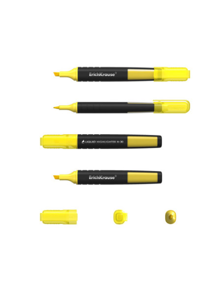 MARCADOR FLUORESCENTE LIQUID H-30 AMARILLO ERICHKRAUSE  47973