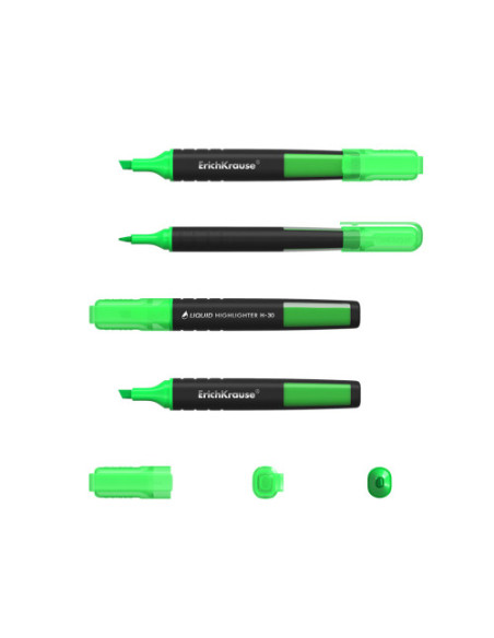 MARCADOR FLUORESCENTE LIQUID H-30 VERDE ERICHKRAUSE  47974