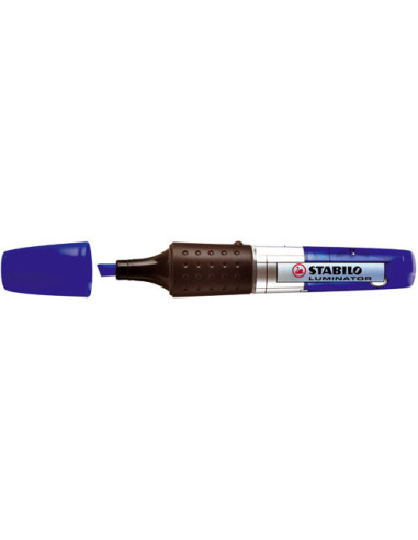 MARCADOR FLUORESCENTE LUMINATOR TRAZO 2/5MM. AZUL STABILO 71/41