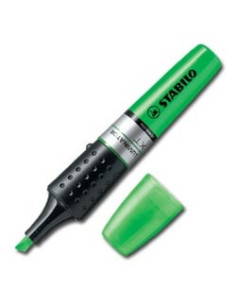 MARCADOR FLUORESCENTE LUMINATOR TRAZO 2/5MM. VERDE STABILO 71/33