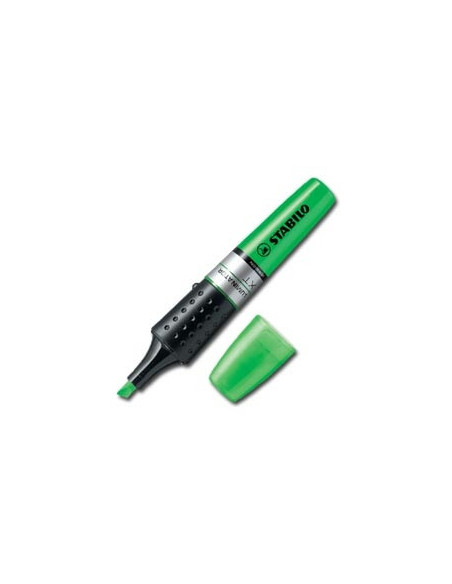 MARCADOR FLUORESCENTE LUMINATOR TRAZO 2/5MM. VERDE STABILO 71/33