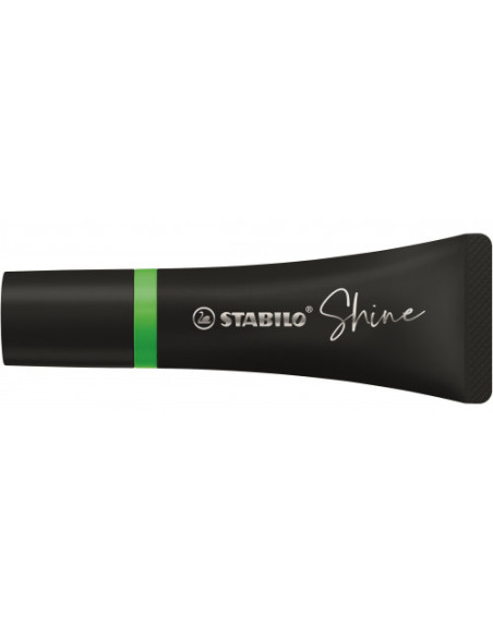MARCADOR FLUORESCENTE SHINE VERDE STABILO 76/33