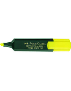 MARCADOR FLUOR TEXTLINER AMARILLO FABER CASTELL 154807