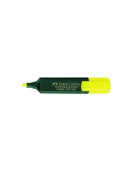 MARCADOR FLUOR TEXTLINER AMARILLO FABER CASTELL 154807