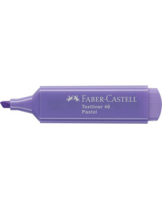 MARCADOR FLUOR TEXTLINER LILA PASTEL FABER CASTELL 154656 2