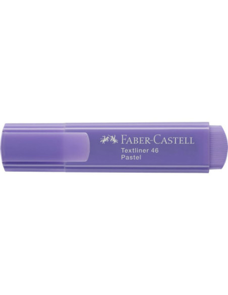 MARCADOR FLUORESCENTE TEXTLINER LILA PASTEL FABER CASTELL 154656