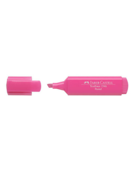 MARCADOR FLUOR TEXTLINER ROSA PASTEL FABER CASTELL 154654