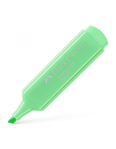 MARCADOR FLUOR TEXTLINER VERDE CLARO PASTEL FABER CASTELL 154666
