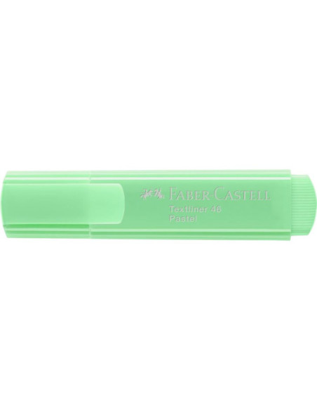 MARCADOR FLUORESCENTE TEXTLINER VERDE CLARO PASTEL FABER CASTELL 154666