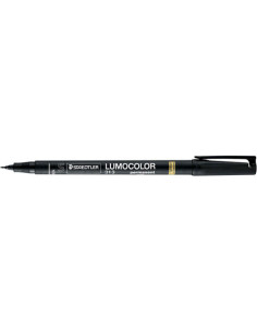 MARCADOR LUMOCOLOR PERMANENTE PUNTA SUPERFINA 0