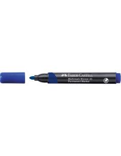 MARCADOR MULTIMARK WINNER 23 AZUL PUNTA CÓNICA Y SIN CLIP FABER CASTELL 453353
