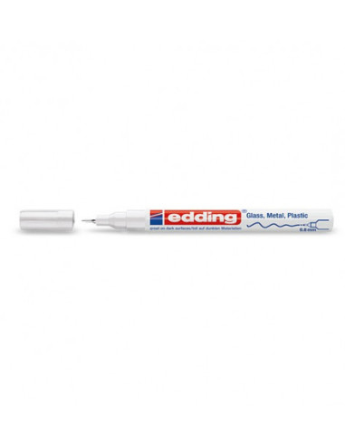 MARCADOR PERMANENTE 0.8MM 780 BLANCO EDDING 780-49