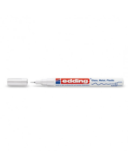MARCADOR PERMANENTE 0.8MM 780 BLANCO EDDING 780-49 MARCADOR PERMANENTE 0.8MM 780 BLANCO EDDING 780-49